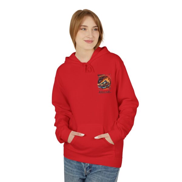 Fleece Hoodie, Future Racing Car Design, Gift for Car Enthusiasts, Trendy Streetwear, Unique Hooded Sweatshirt, Cool Zip-Up Jacket - Image 10