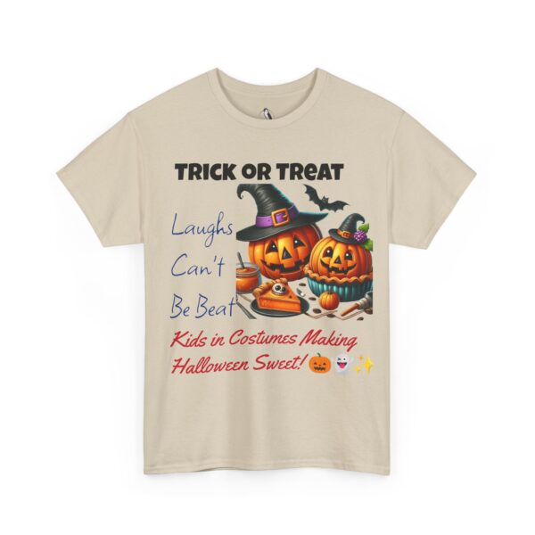Halloween Unisex Tee - Trick or Treat Vibe, Perfect for Kids' Parties, Family Gatherings, Festive Celebrations, October Fun, Cozy Comfort - Image 2