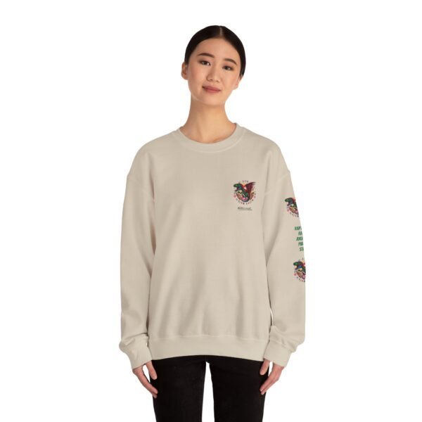 T-Raptor Graphic Sweatshirt, Dinosaur Crewneck Jurrasic Park Sweater, Gift for Dino Lover - Image 3