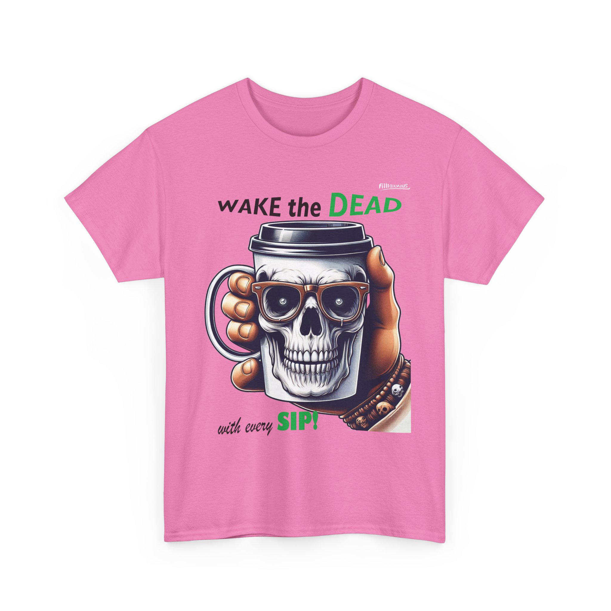 Wake the Dead Skull Tee, Spooky Coffee Shirt, Halloween Gift, Unisex Graphic Tee - Image 27