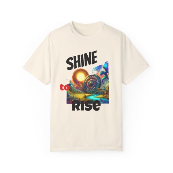Shine to Rise T-shirt, Colorful Graphic Tee, Motivational Shirt, Unisex Casual Wear, Inspirational Gift - Image 9