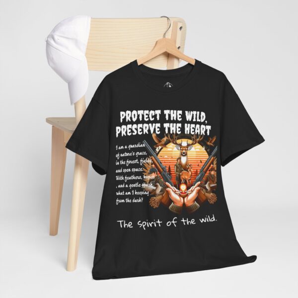 Spirit of the Wild Tee, Nature Lover T-Shirt, Wildlife Conservation Shirt, Eco-Friendly Apparel, Gift for Outdoorsman - Image 2