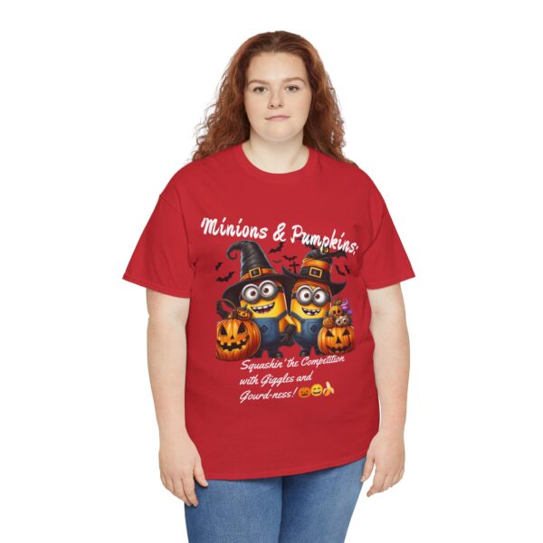 Halloween Minions Tee - Unisex T-Shirt for Festive Fun, Pumpkin Lovers, Autumn Wardrobe, Gifts for Kids & Adults, Halloween Parties - Image 9