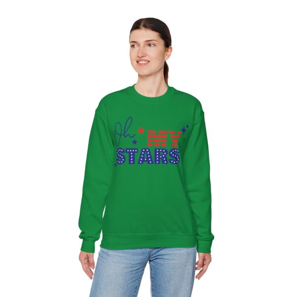Patriotic Sweatshirt, Oh My Stars Crewneck, Unisex Pullover for Fourth of July, Graphic T-shirt, USA Pride Top - Image 8