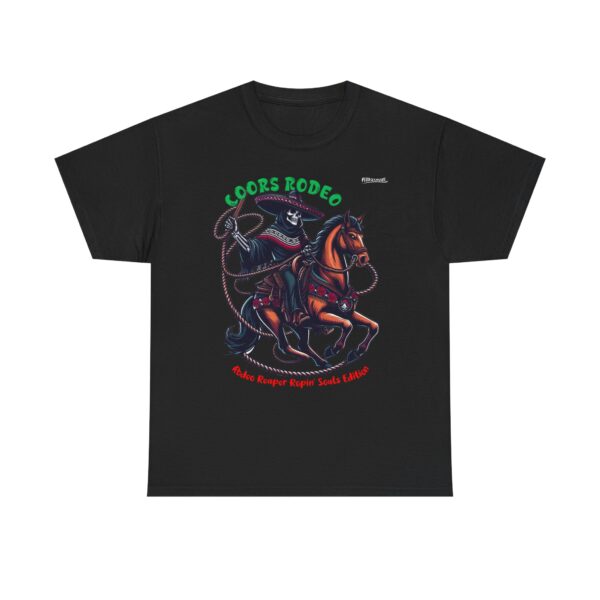 Rodeo Reaper Ropin' Souls Edition Coors Rodeo Vintage-Inspired Graphic T-Shirt, Perfect for Rodeo Fans, Unisex Cotton Tee - Image 5