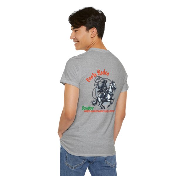 Coors rodeo tshirt, Cowboy tshirt Vintage Cowboy Skeleton Tee, Rodeo Reaper Ropin' Souls Edition, Graphic T-Shirt, Rodeo Reaper Design - Image 7