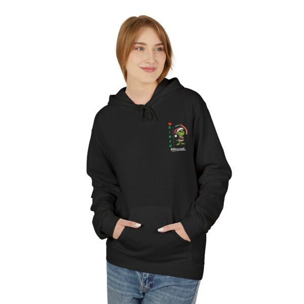 Merry Christmas Grinch Hoodie, Unisex Holiday Hoodie, Festive Graphic Hoodie, Gifts for Him/Her, Christmas Party Apparel - Image 6