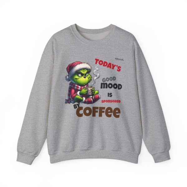 Grinch Coffee Sweatshirt - Cozy Holiday Crewneck, Funny Gift for Coffee Lovers, Winter Warmth, Christmas Cheer, Festive Style - Image 5