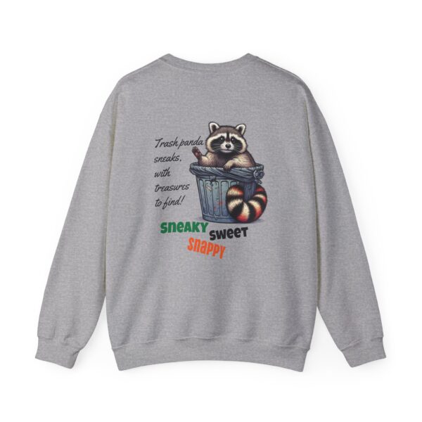 Sneaky Sweet Snappy Raccoon Sweatshirt, Cute Animal Crewneck, Cozy Unisex Apparel, Gift for Animal Lovers, Perfect for Fall and Winter