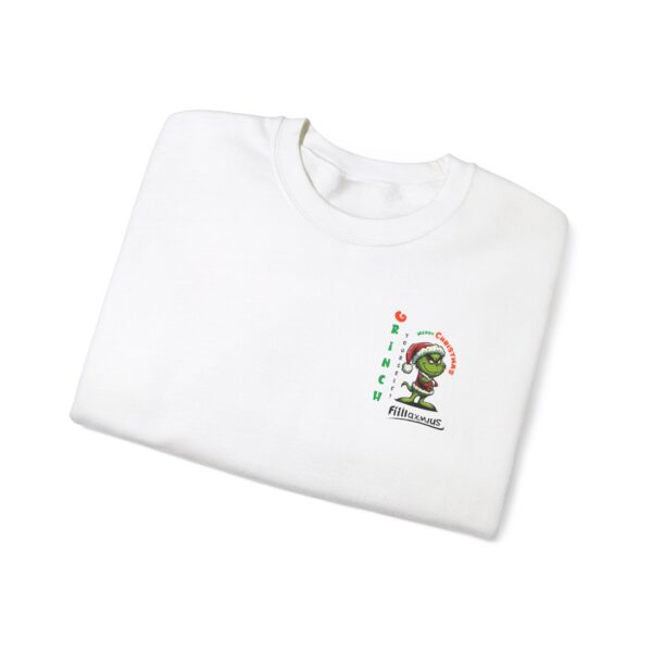 Grinch Christmas Sweatshirt, Festive Crewneck, Holiday Gift, Cozy Winter Apparel, Unisex Sweater for Christmas - Image 2