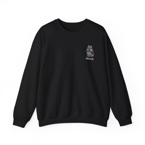 Sneaky Sweet Snappy Raccoon Sweatshirt, Cute Animal Crewneck, Cozy Unisex Apparel, Gift for Animal Lovers, Perfect for Fall and Winter - Image 7