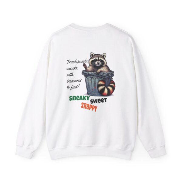 Sneaky Sweet Snappy Raccoon Sweatshirt, Cute Animal Crewneck, Cozy Unisex Apparel, Gift for Animal Lovers, Perfect for Fall and Winter - Image 6