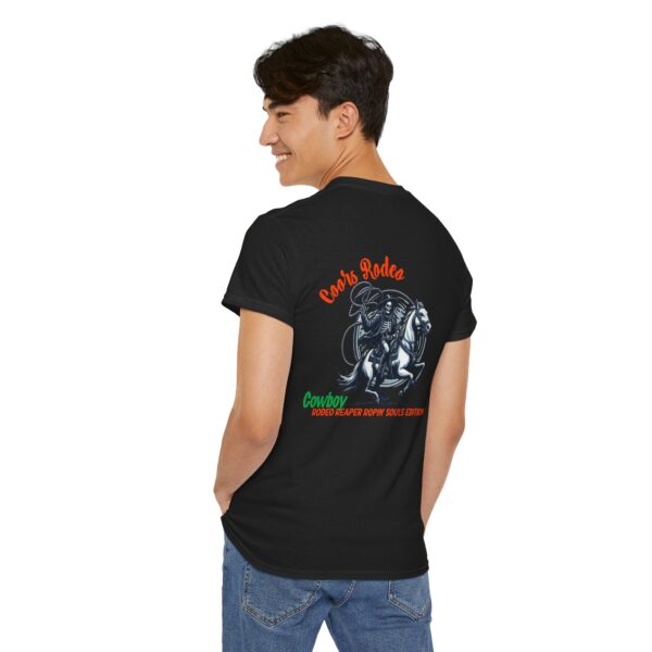 Coors rodeo tshirt, Cowboy tshirt Vintage Cowboy Skeleton Tee, Rodeo Reaper Ropin' Souls Edition, Graphic T-Shirt, Rodeo Reaper Design - Image 6