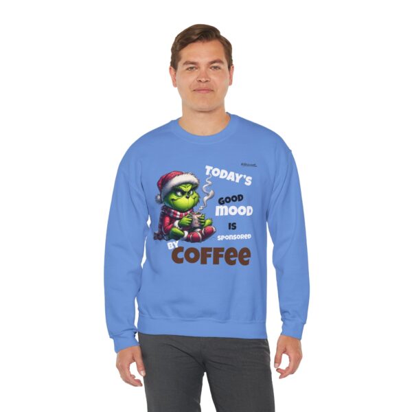Grinch Coffee Sweatshirt - Cozy Holiday Crewneck, Funny Gift for Coffee Lovers, Winter Warmth, Christmas Cheer, Festive Style - Image 8