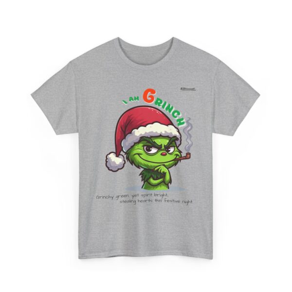 Grinch T-shirt, Christmas Gift Tee, Holiday Clothing, Grinch Lover Shirt, Festive Humor T-Shirt, Merry Grinchmas Apparel - Image 7