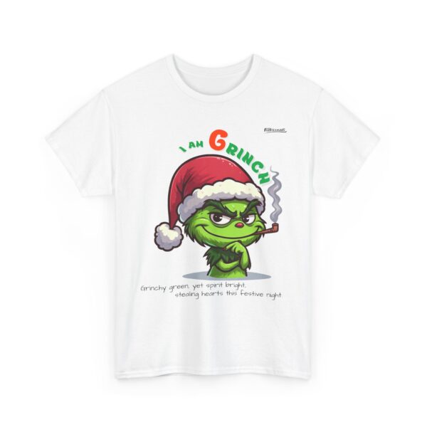 Grinch T-shirt, Christmas Gift Tee, Holiday Clothing, Grinch Lover Shirt, Festive Humor T-Shirt, Merry Grinchmas Apparel - Image 3