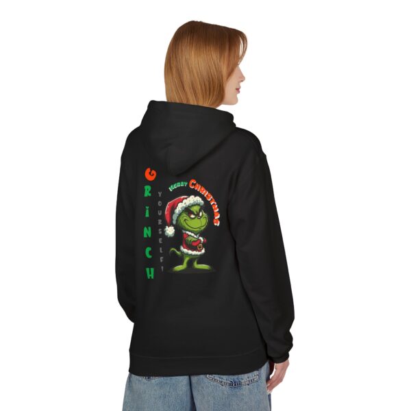 Merry Christmas Grinch Hoodie, Unisex Holiday Hoodie, Festive Graphic Hoodie, Gifts for Him/Her, Christmas Party Apparel - Image 7