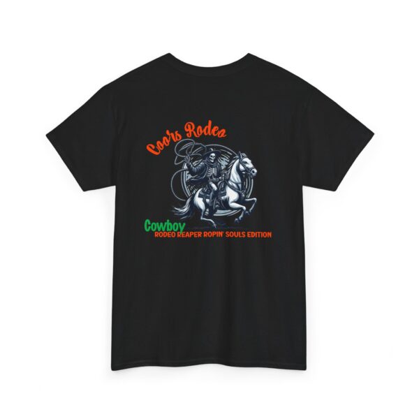 Coors rodeo tshirt, Cowboy tshirt Vintage Cowboy Skeleton Tee, Rodeo Reaper Ropin' Souls Edition, Graphic T-Shirt, Rodeo Reaper Design - Image 5