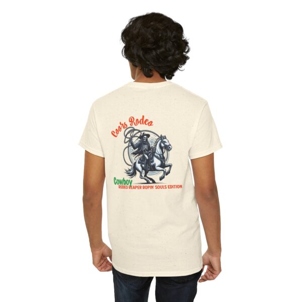 Coors rodeo tshirt, Cowboy tshirt Vintage Cowboy Skeleton Tee, Rodeo Reaper Ropin' Souls Edition, Graphic T-Shirt, Rodeo Reaper Design - Image 9