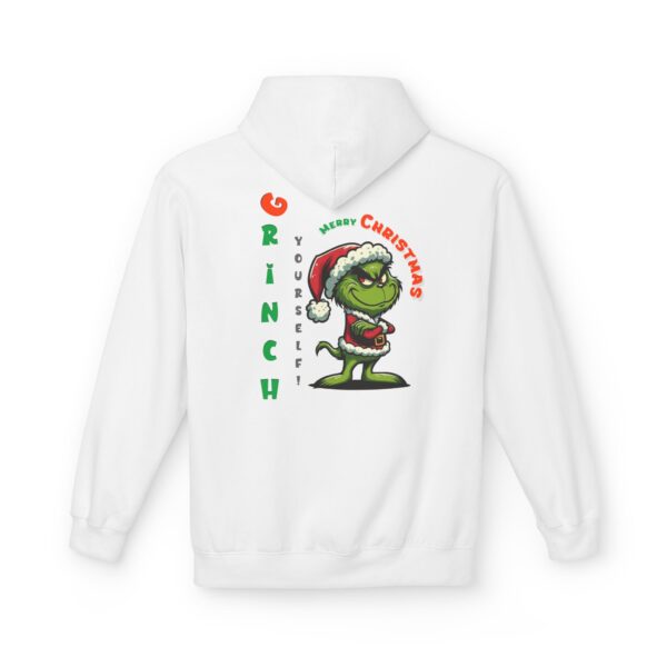 Merry Christmas Grinch Hoodie, Unisex Holiday Hoodie, Festive Graphic Hoodie, Gifts for Him/Her, Christmas Party Apparel - Image 5