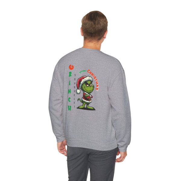 Grinch Christmas Sweatshirt, Festive Crewneck, Holiday Gift, Cozy Winter Apparel, Unisex Sweater for Christmas - Image 8