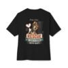 Rescue Worked Both Ways Oversized Graphic T-Shirt | Pet Adoption Unisex Tee
