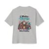 I Make Things to Avoid People Oversized Graphic T-Shirt | Crafting Humor Unisex Tee