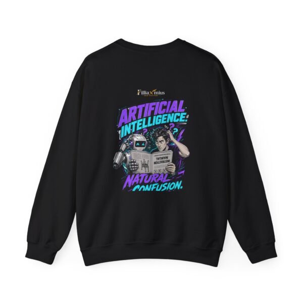 Artificial Intelligence Natural Confusion Graphic Sweatshirt | Ai Humor Unisex Sweatshirt