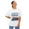 Window Seat or Emotional Damage Oversized Graphic T-Shirt | Travel Humor Unisex Tee