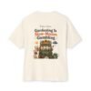 Gardening Is Slow-Motion Gambling Oversized Graphic T-Shirt | Gardening Humor Unisex Tee