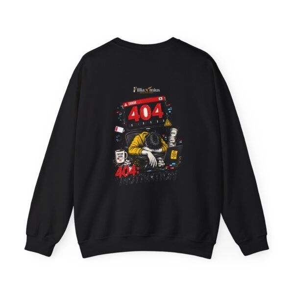404 Motivation Not Found Graphic Sweatshirt | Work Humor Unisex Sweatshirt