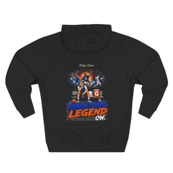Bench Today Legend Tomorrow Graphic Hoodie | Sports Motivation Unisex Hoodie
