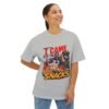 I Came for the Snacks Oversized Graphic T-Shirt | Sports Humor Unisex Tee