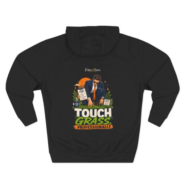 Touch Grass Professionally Graphic Hoodie | Work Humor Unisex Hoodie