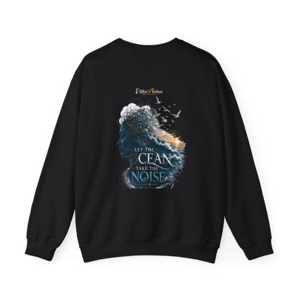 Let the Ocean Take the Noise Graphic Sweatshirt | Ocean Mindfulness Unisex Sweatshirt