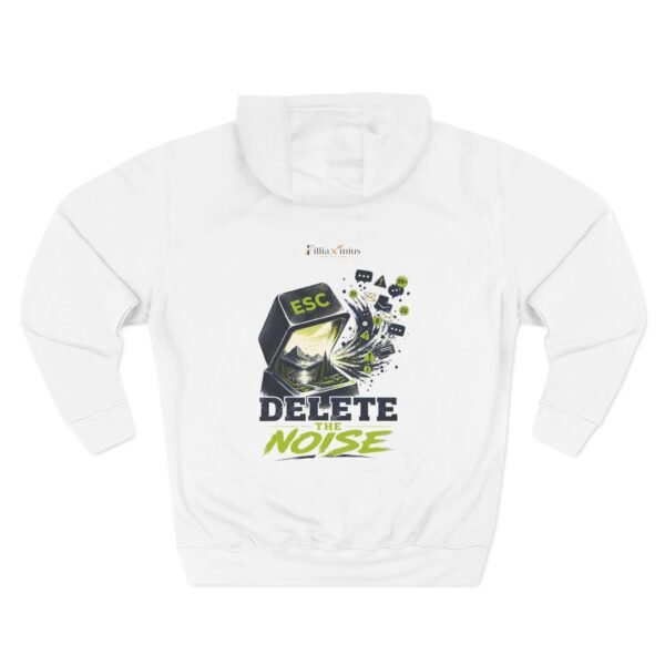 Delete the Noise Graphic Hoodie | Digital Detox Unisex Hoodie