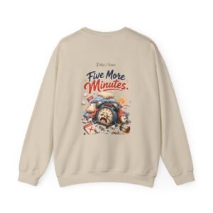 12714449888996573140_2048-1.jpeg Five More Minutes Graphic Sweatshirt | Sleep Humor Unisex Sweatshirt