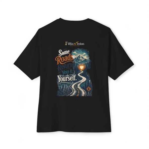 Some Roads Return You to Yourself Oversized Graphic T-Shirt | Travel Inspiration Unisex Tee