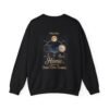 Home Lives in Two Time Zones Graphic Sweatshirt | Long Distance Home Unisex Sweatshirt