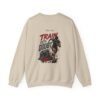 Train Until Doubt Tires First Graphic Sweatshirt | Fitness Motivation Unisex Sweatshirt