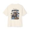 Running on Iced Coffee Oversized Graphic T-Shirt | Coffee Humor Unisex Tee
