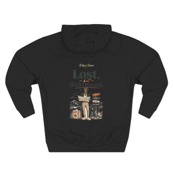 Lost but Well Dressed Graphic Hoodie | Travel Fashion Humor Unisex Hoodie