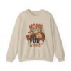 Home Is Where the Fur Sticks Graphic Sweatshirt | Pet Humor Unisex Sweatshirt