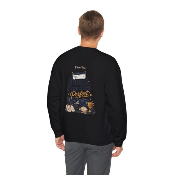 Plans Cancelled Perfect Graphic Sweatshirt | Introvert Humor Unisex Sweatshirt