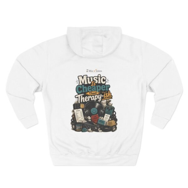 14031096321978287864_2048.jpeg Music Is Cheaper Than Therapy-ish Graphic Hoodie | Music Humor Unisex Hoodie