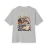 Tradition Says Yes Calendar Says No Oversized Graphic T-Shirt | Culture And Work Humor Unisex Tee