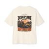 Discipline Came Motivation Slept Oversized Graphic T-Shirt | Fitness Motivation Unisex Tee