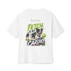 Fetch Is My Cardio Oversized Graphic T-Shirt | Dog Fitness Humor Unisex Tee