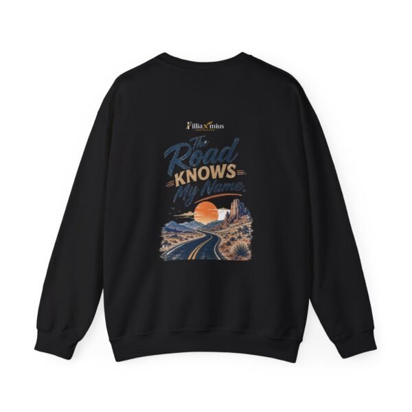 The Road Knows My Name Graphic Sweatshirt | Road Trip Adventure Unisex Sweatshirt