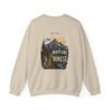 The Mountains Made Me Honest Graphic Sweatshirt | Mountain Adventure Unisex Sweatshirt
